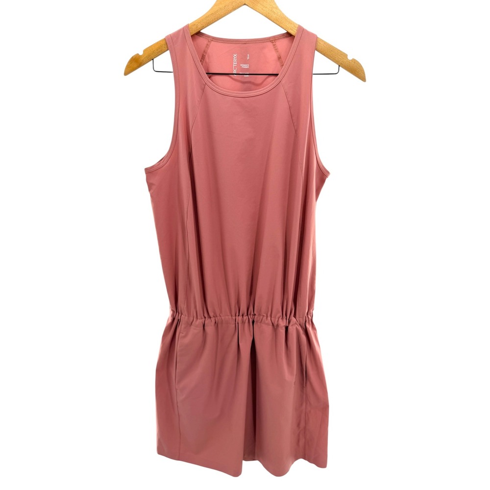 Arcteryx Contenta Tank Dress Small Pink Lightweight Performance Travel UPF 45